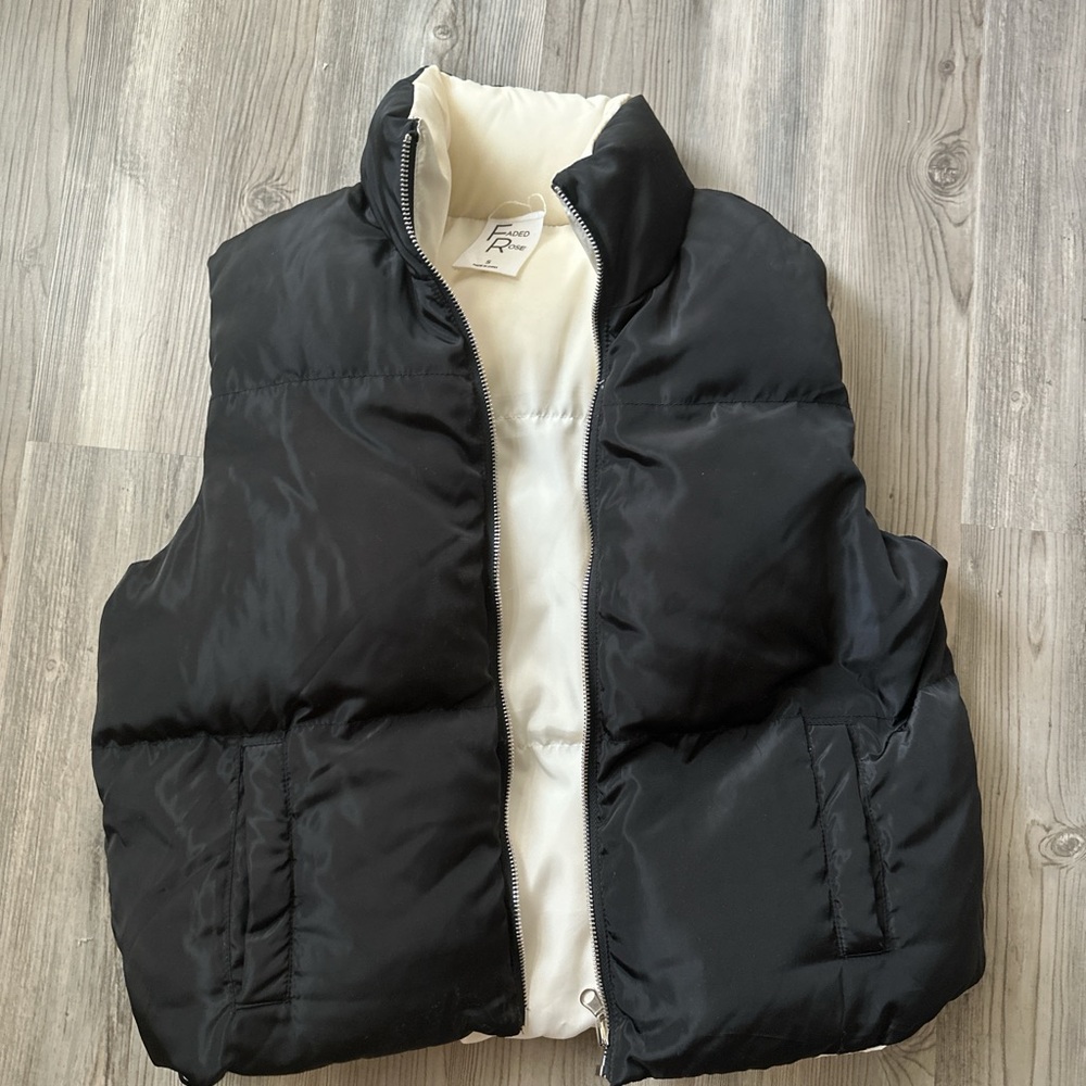 Black Puffer Vest by Forever 21